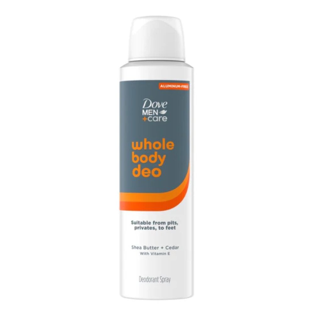 🌈4/$20 Dove Men+Care Whole Body Deo Deodorant Shea Butter + Cedar Spray $11.99